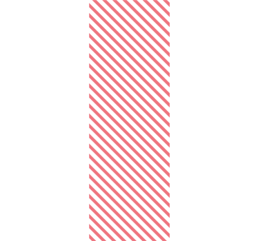 Papier peint ligne horizontale harmonie des rayures bonbon - TenStickers