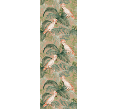 Papier peint salon imprimé perroquet tropical - TenStickers