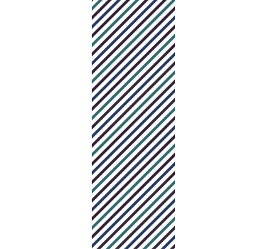 Papier peint ligne horizontale motif de rayures diagonales - TenStickers