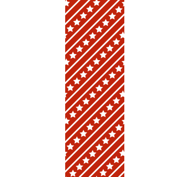 Papier peint rayures motif étoile rayé - TenStickers