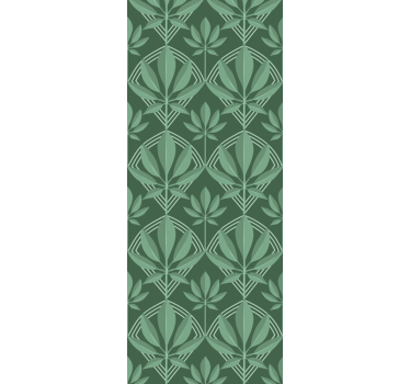 Papier peint salon motif vertical vert - TenStickers