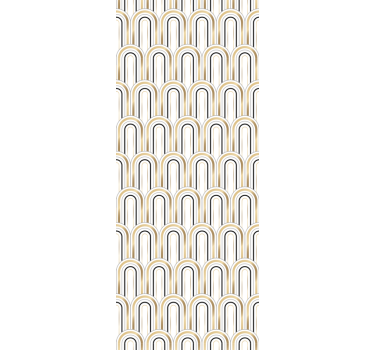 Papier peint salon motifs d'arche élégants - TenStickers
