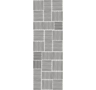 Papier peint rayures motifs carrés rayés - TenStickers