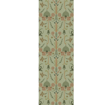 Papier peint salon décor de vigne verte - TenStickers