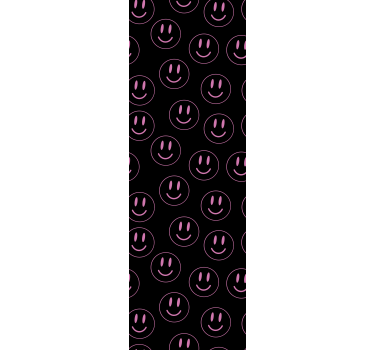 Papier peint salon motif de smiley - TenStickers