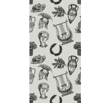Papier peint classique iconographie romaine - TenStickers
