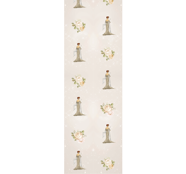 Papier peint motif belle époque - TenStickers