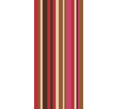 Papier peint rayures multicolores inspiration bohémienne - TenStickers