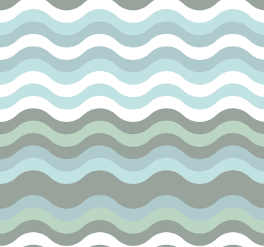 Papier peint ondulations style scandinave vagues - TenStickers