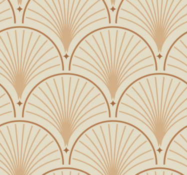 Papier peint chambre classique motif art déco - TenStickers