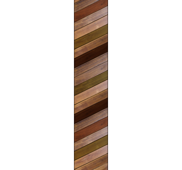 Papier peint motif bois brun - TenStickers