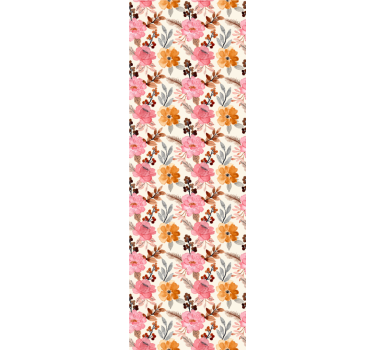 Papier peint salon arrangement floral - TenStickers
