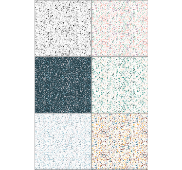 Papier peint salon effet à motifs géométriques - TenStickers