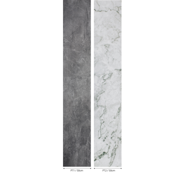 Papier peint salon Marbre gris - TenStickers