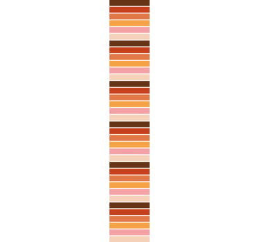 Papier peint rayures Soleil des années 70 - TenStickers