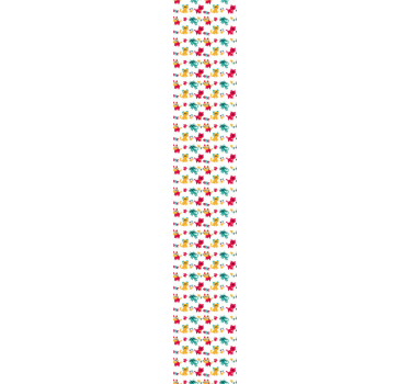 Papier peint chat modèle original coloré - TenStickers