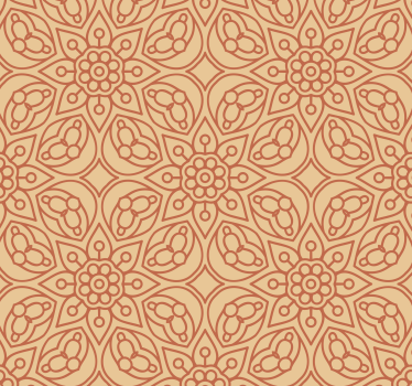 Papier peint mandalas style vintage - TenStickers