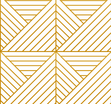 Papier peint salon lignes géométriques dorées - TenStickers