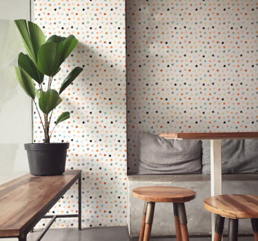 Papier peint étoiles multicolores - TenStickers