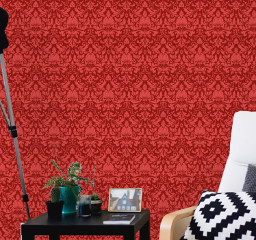 Papier peint baroque imitation velours - TenStickers