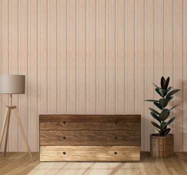 Papier peint imitation texture baguettes de bois - TenStickers