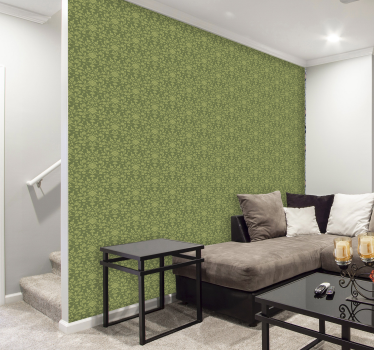 Papier peint classique vert style anglais - TenStickers