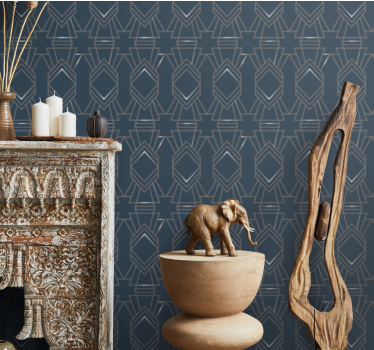 Papier peint classique losange art déco - TenStickers