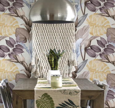 Papier peint feuillage plantes tropicales XXL - TenStickers