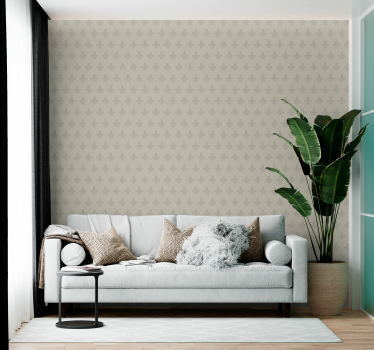 Papier peint salon fleur de lys - TenStickers