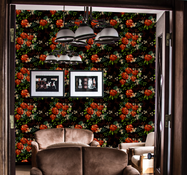 Papier peint floral élégance florale - TenStickers