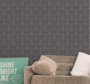 Papier peint salon style art déco - TenStickers