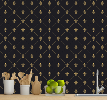 Papier peint classique touches baroques gracieuses - TenStickers