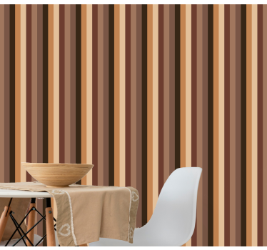 Papier peint ligne verticale ambiance élégante rayée - TenStickers