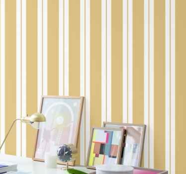 Papier peint ligne horizontale décor rayé élégant - TenStickers