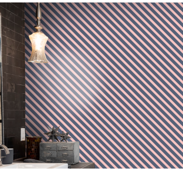 Papier peint ligne horizontale harmonie diagonale - TenStickers