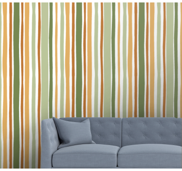 Papier peint ligne horizontale motifs rayés - TenStickers