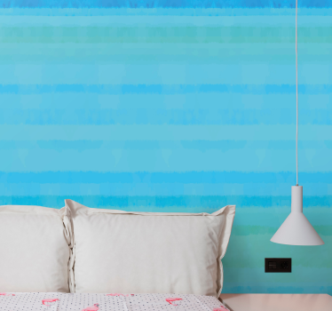Papier peint ligne horizontale panorama rayures horizontales - TenStickers