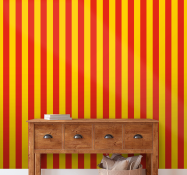 Papier peint ligne verticale rayures vibrantes - TenStickers