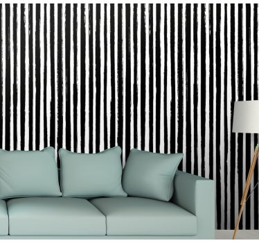 Papier peint ligne verticale motif à rayures verticales - TenStickers