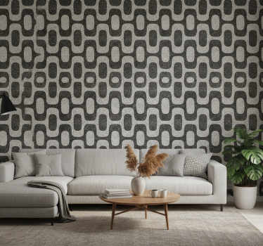 Papier peint salon pavé portugais - TenStickers