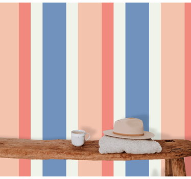Papier peint rayures chic rayé - TenStickers
