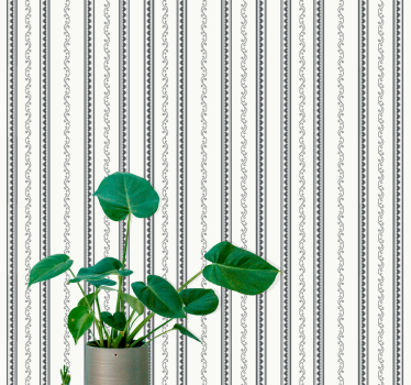 Papier peint rayures motif rayé élégant - TenStickers
