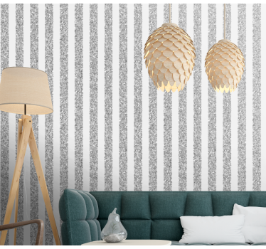 Papier peint rayures texturées - TenStickers