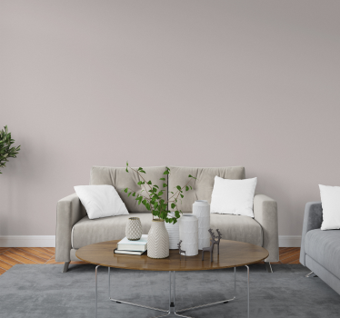 Papier peint salon gris pastel - TenStickers