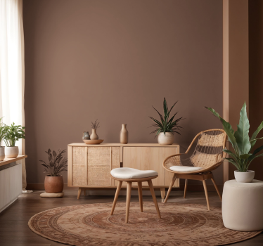 Papier peint salon mocha mousse - TenStickers