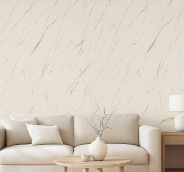 Papier peint salon motif neutre blanc décontracté - TenStickers