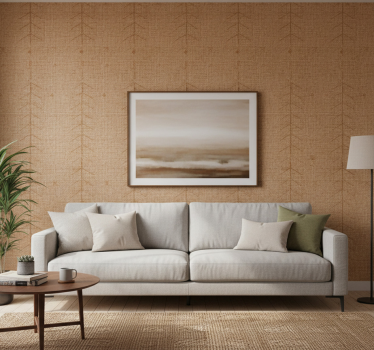 Papier peint salon texture naturelle - TenStickers