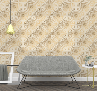 Papier peint texture decos dorés - TenStickers