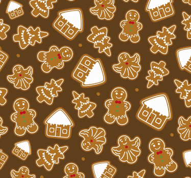 Tapisserie salon Biscuits de noël - TenStickers
